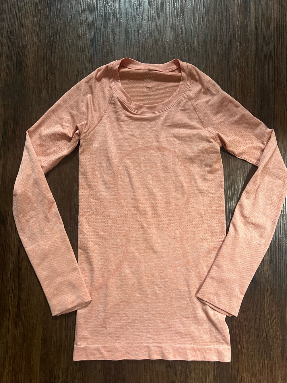 lululemon athletica Long Sleeve Crew Top - Peach